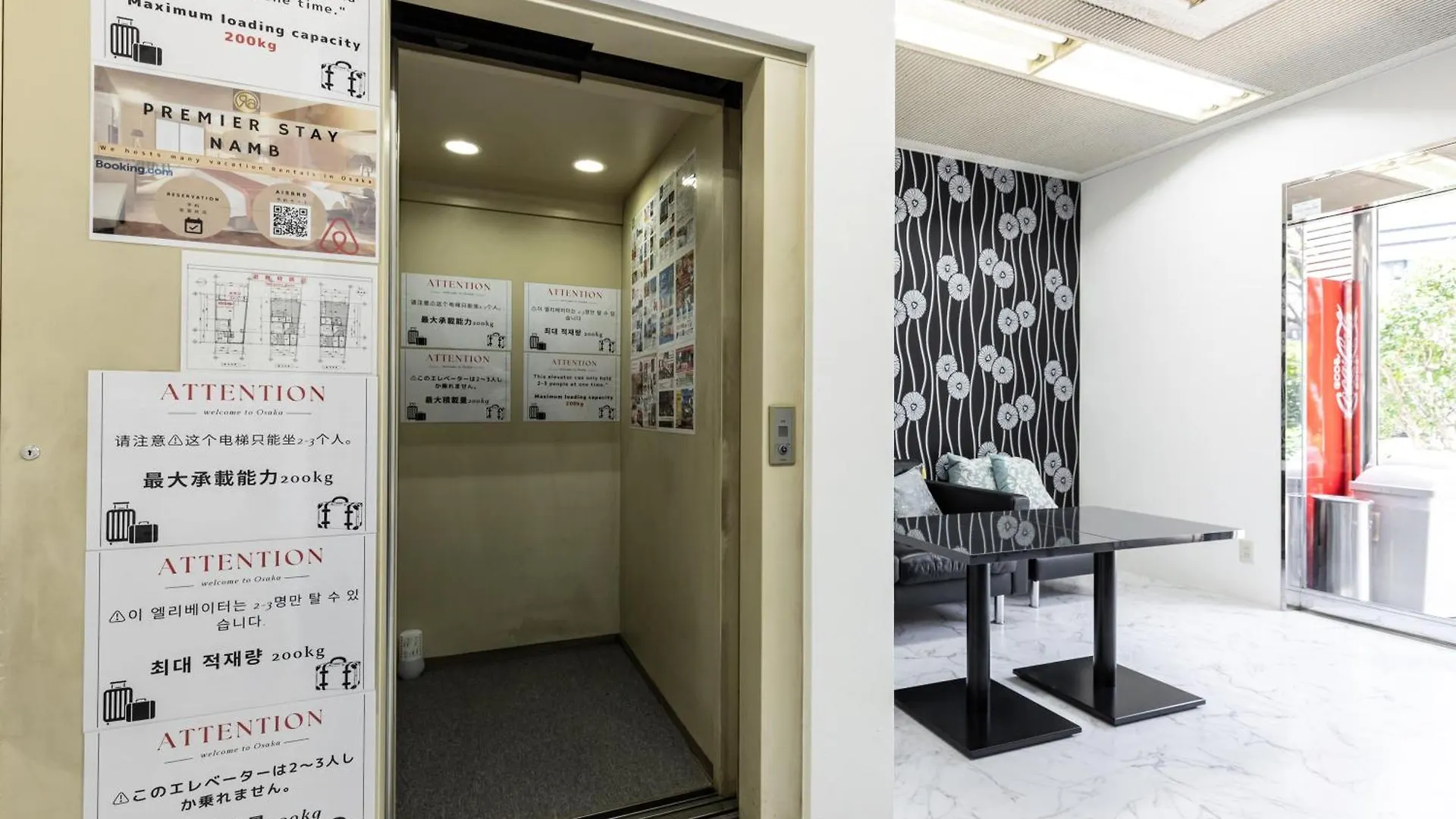 Premier Stay Namba なんば駅徒歩3分 3 Mins Walk From Namba Station 7Rooms Billiards Table 2Baths 4Toilets Osaka Japan