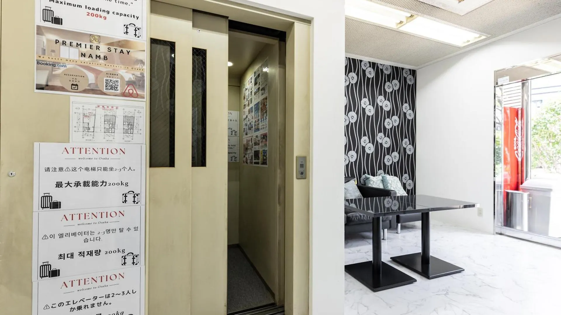 Premier Stay Namba なんば駅徒歩3分 3 Mins Walk From Namba Station 7Rooms Billiards Table 2Baths 4Toilets Osaka